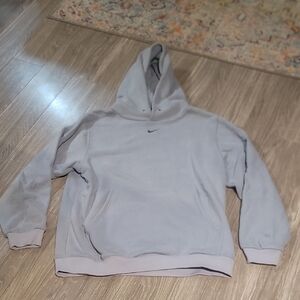 Nike Men's Light Gray Hoodie